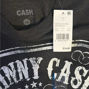 Ash Dark Gray Graphic Tee